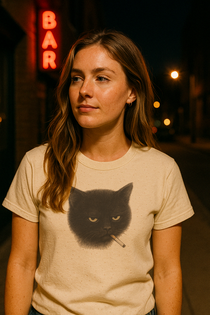 Smoking Cat Tee