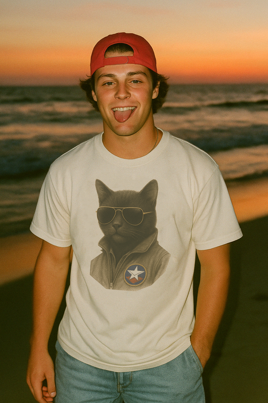 Top Gun Pilot Cat Tee