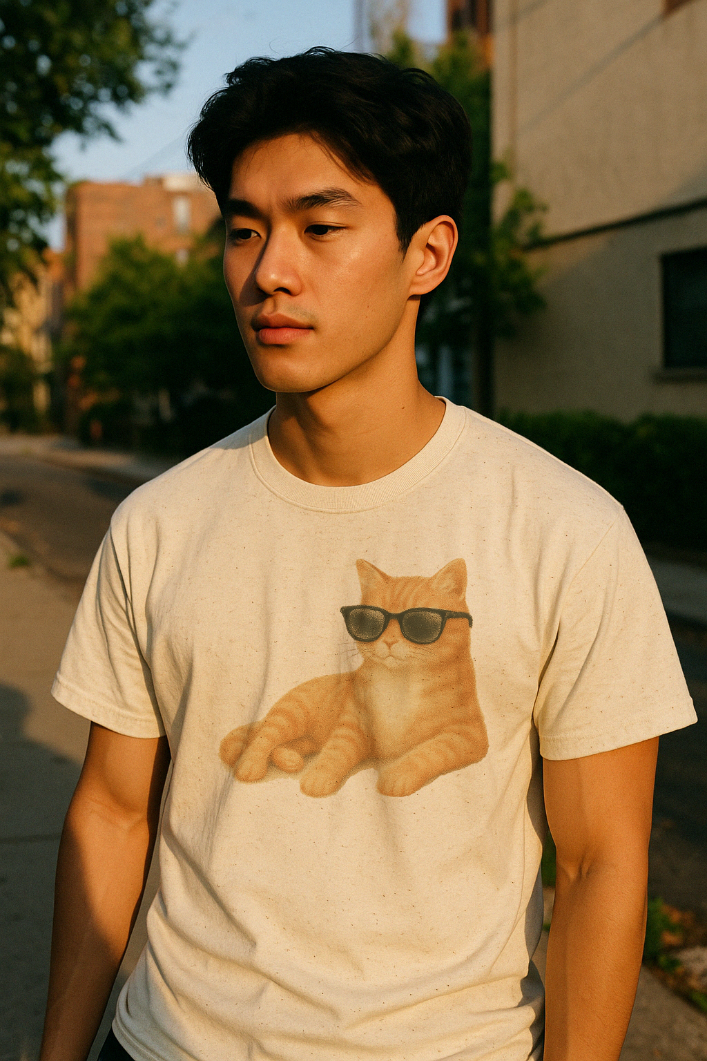 Unbothered Tabby Cat Tee